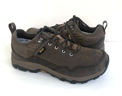 TEVA MEN RIVA RP DARK BROWN/ OLIVE WATERPROOF SHOE US 9 / EU 