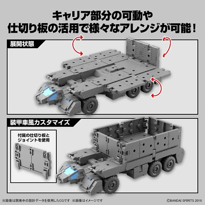 BANDAI 1/144 Erweitertes Armament-Fahrzeug | Modell Produktbild-Vorschau 6