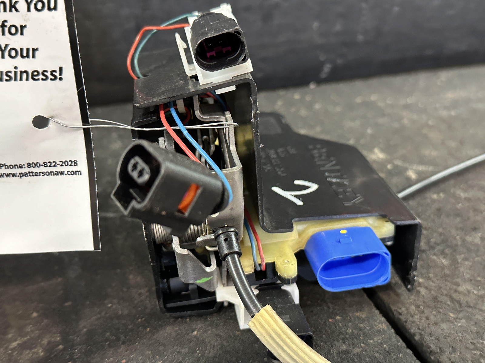 03-11 BENTLEY CONTINENTAL GT FRONT PASSENGER RH DOOR LOCK LATCH ACTUATOR OEM 54K