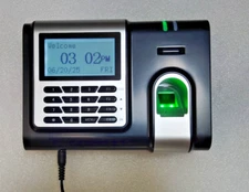 ZKSoftware X628 Biometric Fingerprint Time Attendance Time Clock Terminal w/AC
