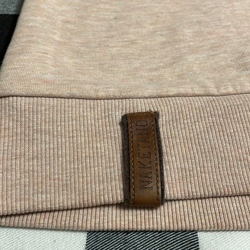 NAKETANO Brave New World Marled Cowl Neck Hoodie Sweatshirt Women's Large - Picture 5 of 16