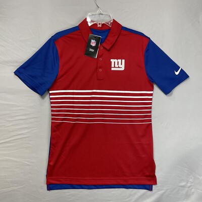 Nike Dri Fit Men's Small NY Giants Polo Golf Shirt NFL Team