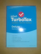 2015 Intuit Turbotax Deluxe Minimize Your Deductions Federal/State Returns