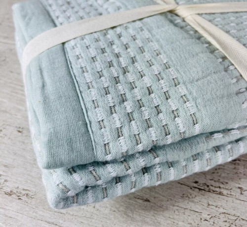 SOUTHERN LIVING MASON PILLOW SHAM SET OF 2 100% COTTON Green King SIZE - Picture 4 of 6