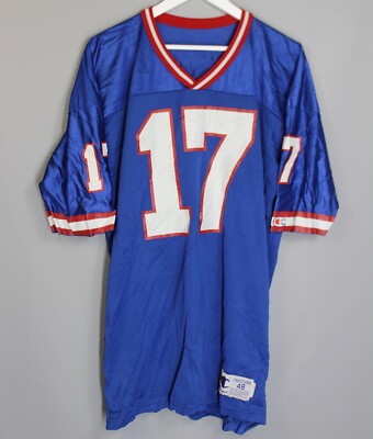 NEW YORK GIANTS NFL FOOTBALL JERSEY SHIRT #17 BROWN CHAMPION SIZE 48