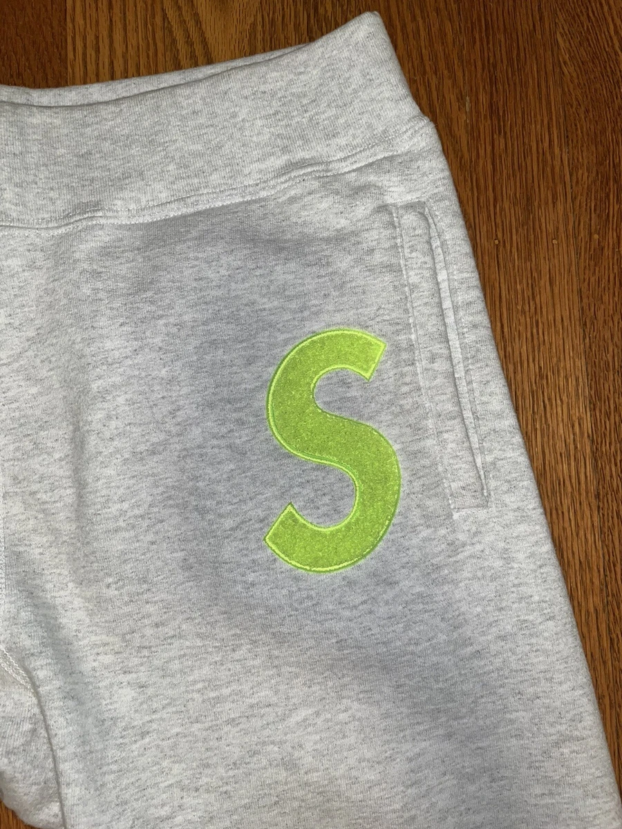 supreme s logo sweatpants size small Fw/19 | eBay