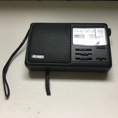 Jensen MR-600 AM/FM/Weather Radio Receiver with NOAA Storm Alert 4.5''W x 7''L