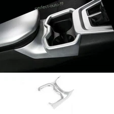 For Toyota RAV4 2019-2023 2024 Matt Silver Center Console Water Cup Holder Panel
