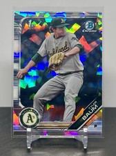Tyler Baum 2019 1st Bowman Chrome Sapphire #BDC-109 Oakland Athletics