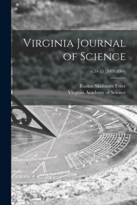 Virginia Journal Of Science; V 54-55 (2003-2004)