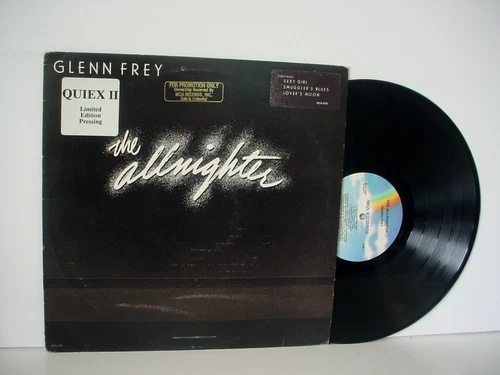 EAGLES solo GLENN FREY The Allnighter PROMO QUIEX II AUDIOPHILE LP 1984 MCA 5501