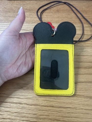 Disney Parks Mickey Mouse Ears ID Wallet Badge Holder by Loungefly - Picture 3 of 3