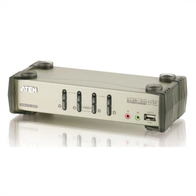 Conmutador KVM ATEN CS1734B VGA, PS/2-USB, Audio, Hub USB, 4 Puertos - Imagen 1 de 3
