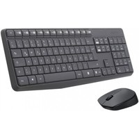 Logitech 920-007905 MK235 Kabelloses Tastatur-Set Grau