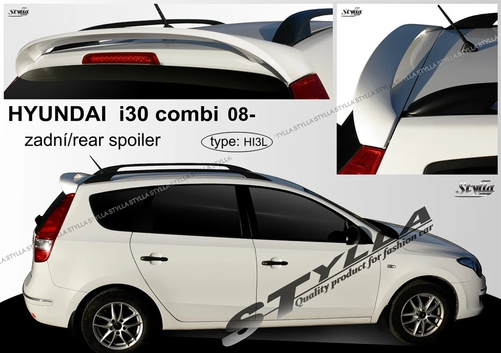 SPOILER REAR ROOF FITS FOR HYUNDAI i30 CW AVANT ESTATE COMBI WING