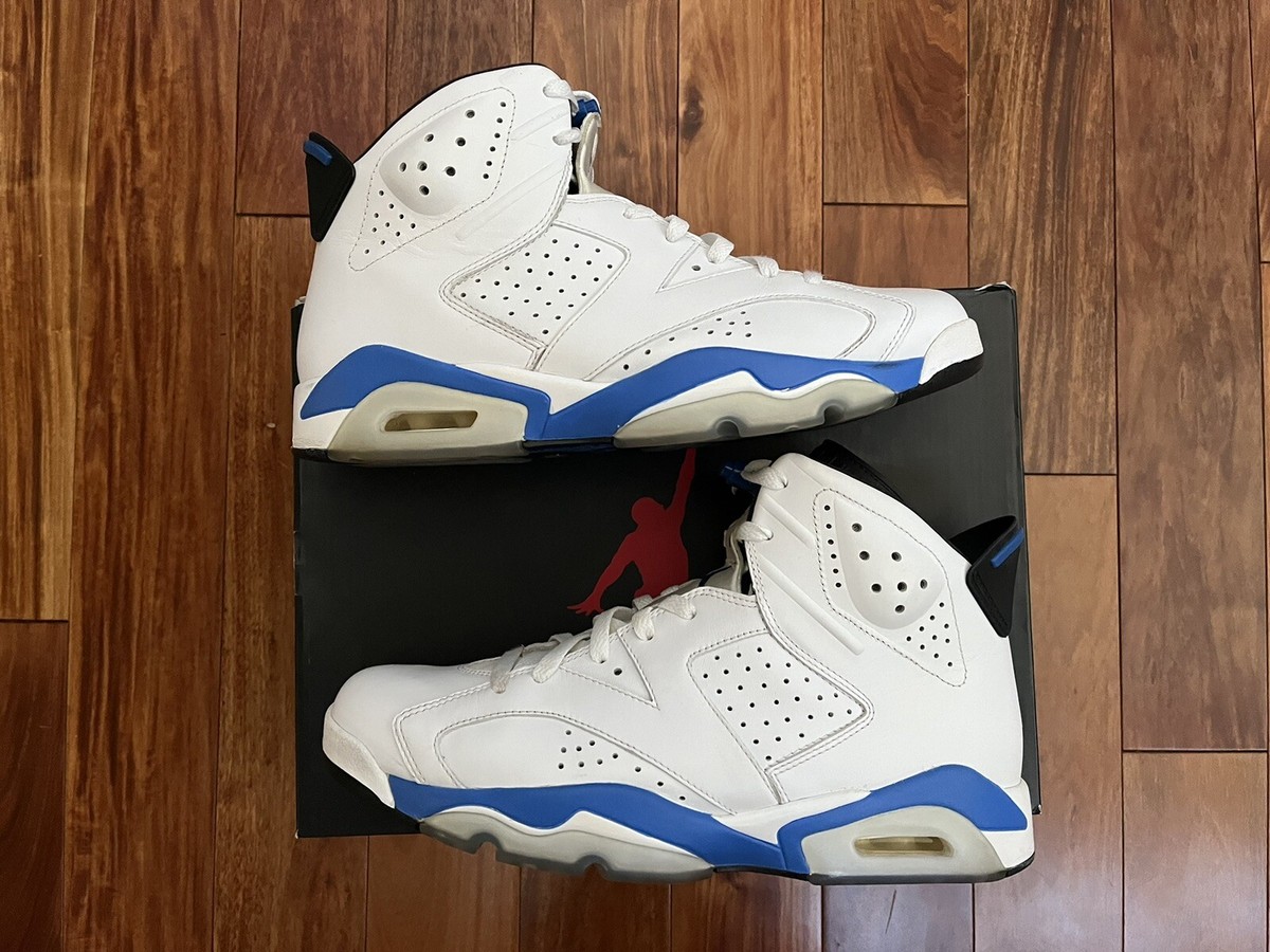 Air Jordan 6 ブルー/ホワイト27.5cm NEW Nike Air Jordan 6 Rings White Marina Blue | size 11.5