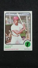 1973 Topps baseball cards # 105 Carlos May  ( G to VG )