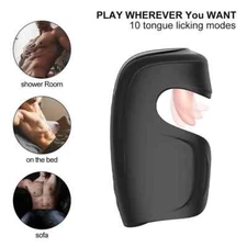Vibrating Penis Head Massager Male Masturbator Glans Vibrator Sex Toys For Men