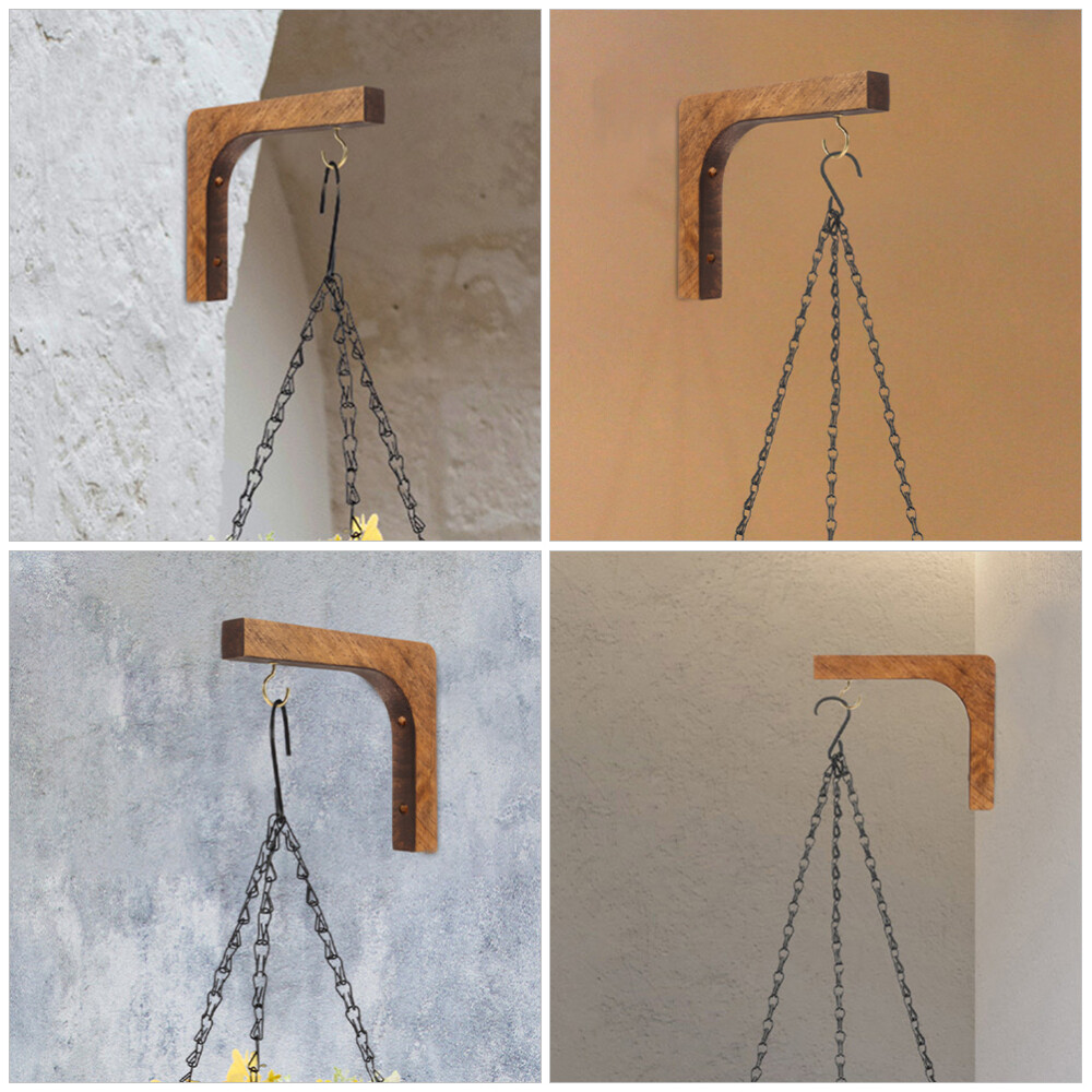 2 Pcs Wall Plant Hangers Indoor Hanging Planter Hook Hooks for Plants