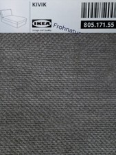 Ikea KIVIK Bezug für Recamiere Tallmyra mittelgrau 805.171.55 NEU Wechselbezug