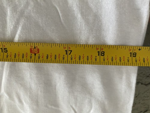 Vintage Jockey Men’s Classic Single Stitch V-Neck White T-Shirt Sz L 42-44 New - Imagen 9 de 10
