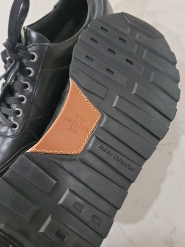 Allen Edmonds Black TRAINER" Sneakers 9.5 D new excellent - Picture 9 of 13