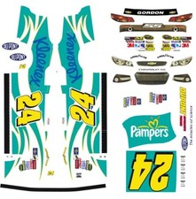  24 Jeff Gordon Please Let me in the Chase. 1/64th HO Scale Slot Car Decals