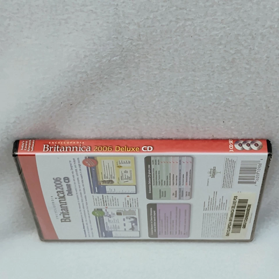 Encyclopedia Britannica 2006 Deluxe 3 CD Rom Set - Image 4 of 4