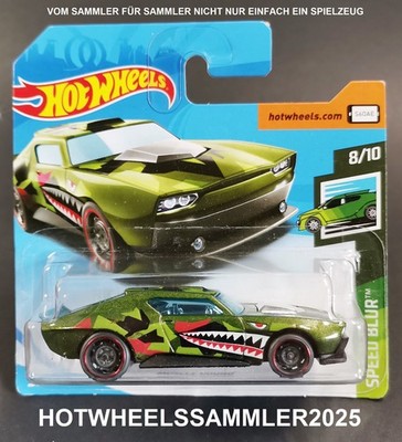 HOT WHEELS ''MUSCLE BOUND'' SPEED BLUR FYB77-D520 FARBE GRÜN SELTEN OVP UNGEÖFFNET