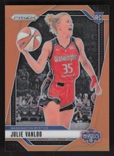 2024 Panini Prizm WNBA #42 Julie Vanloo Orange Prizms #/99