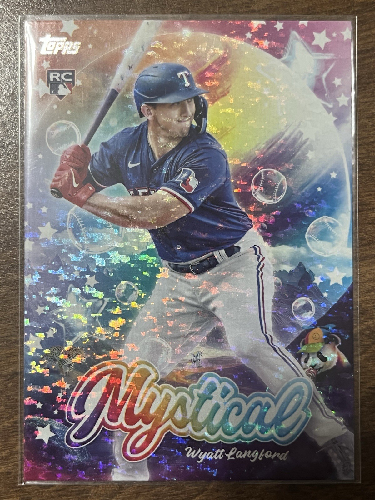 2024 Topps Update Series - Mystical Blue #MYS-21 Wyatt Langford (RC)