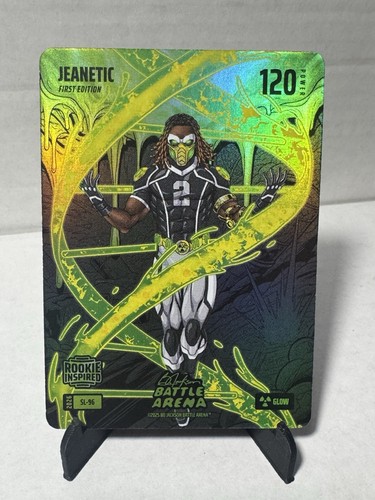 2026 Bo Jackson Battle Arena JEANETIC ASHTON JEANTY RC #SL-96 SLIME GLOW FOIL SP