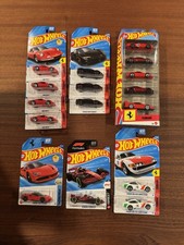 Hot Wheels Ferrari Lot 11x Single Carded Cars and 1x 5 Pack