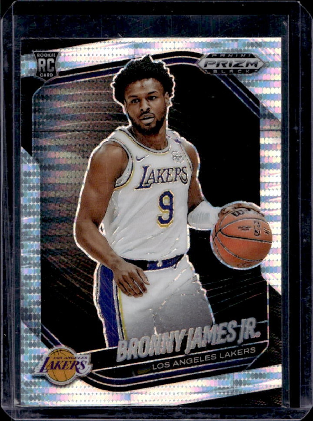 2024-25 Prizm Black Bronny James Jr. RC Pulsar Prizm #94 Lakers