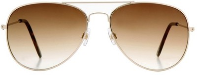 Foster Grant Pilot Avi Designer-Sonnenbrille goldfarbenes Gestell UV400 UVA-UVB für Herren