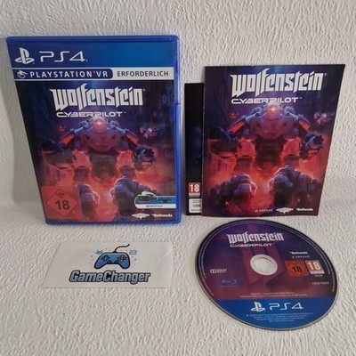 Wolfenstein Cyberpilot - Playstation 4 PS4 VR - PAL Deutsch - OVP