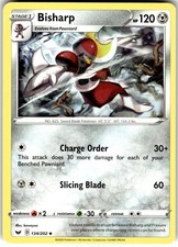 Bisharp 134/202 SWSH01: Set Base Spada e Scudo Carta Pokemon Non Comune MP