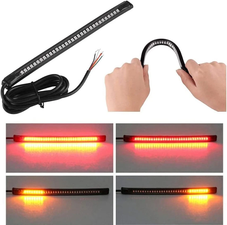 Universal 32 LED Flexible Light Strip - Waterproof Brake & Signal Light Solution - Image 4 of 4