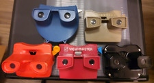 VIEW MASTER VIEWERS - FIVE QUANTITY 5 MODELS G-H-L DATING FROM 1959-77