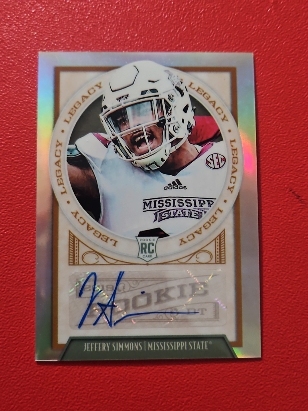 Jeffery Simmons Panini Legacy #174 Premium Edition-Silver