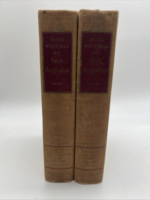 Basic Writings of Saint Augustine Whitney J Oates 1948 First Edition 2 Volumes