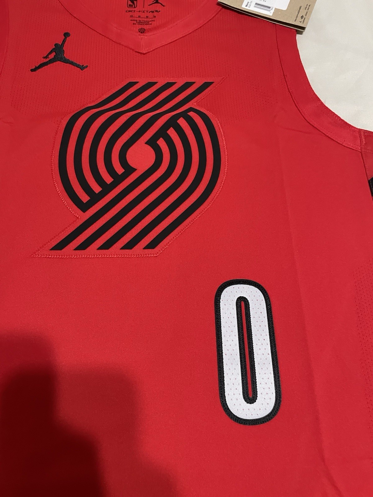 NWT Men's Damian Lillard Portland Trailblazers Nike Authentic NBA Jersey 44 Med thumbnail 2