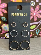 Forever 21 earrings set of 3 Mixed Earrings