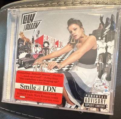 Lily Allen Alright, Still CD 2007 Pop Hype Stickers Capitol Records