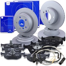 ATE BREMSSCHEIBEN +BREMSBELÄGE +WARNKONTAKT VORNE+HINTEN FÜR BMW 5-ER E39 LIMO