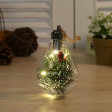 Christmas Light Balls Hanging Tree Light Classic Outdoor LED Decoration