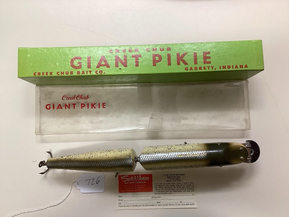 Creek Chub 3852 Beetle ホワイト c 1940 Creek Chub 3852 Beetle ホワイト c 1940 Creek Chub Vintage Fishing