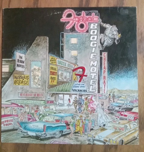 FOGHAT "Boogie Motel" (Bearsville BHS-6990) 1979 Vinyl