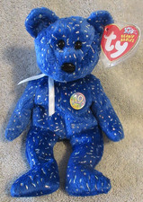 Ty Beanie Baby Decade Bear DOB January 22, 2003 MWMT Free Shipping