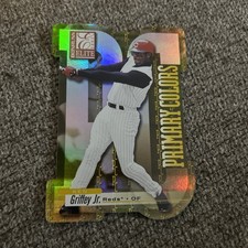 2001 Donruss Elite - Primary Colors Ken Griffey Jr #PC-44/75  Yellow